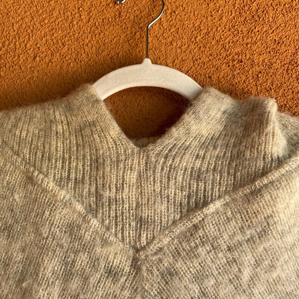 Vintage Icelandic Fashions Wool Hooded Poncho One Size - Picture 2 of 6
